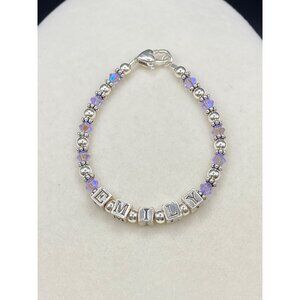 Sterling silver bead Emily bracelet